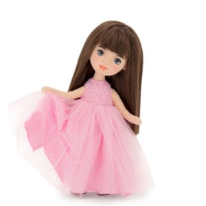 Sweet Sisters - Sophie in a Pink Dress with Roses