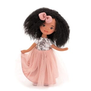 Sweet Sisters - Tina in a Pink Dress with Sequins